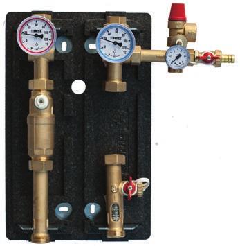 SOLAR / SOLAR Pumpfix SOLAR DN 20 / Pumpfix SOLAR DN 20 NOVO! ČG 207080 - ČG 207085 G F A Pumpfix SOLAR Črpalčni set za povezavo sončnih kolektorjev z grelnikom sanitarne vode.