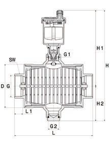 83 155 17 1/2 1/2 214 67 66 1 Termo manometer/ Termo manometer TM 670 Sw G D L art.