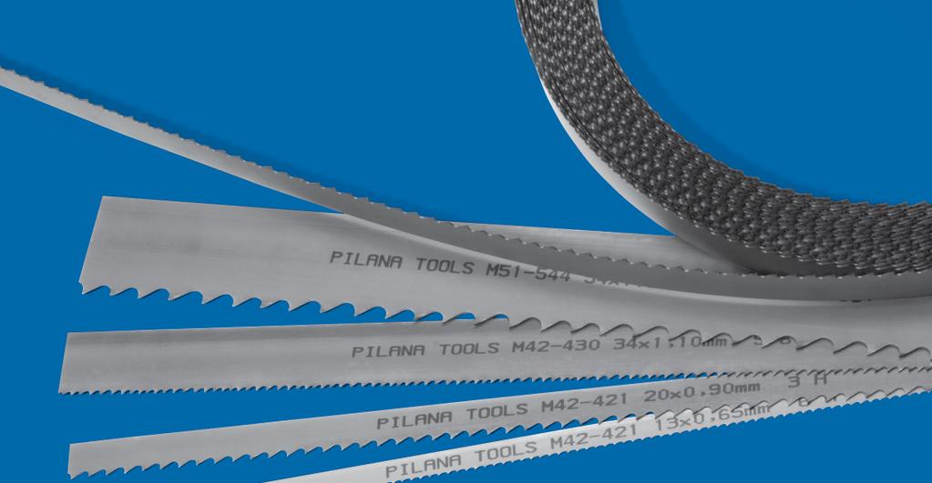 Panza panglica Unelte pentru prelucrarea metalului Material Bimetal M42 DIN tip 1.3247 duritate aprox. 67-69 HRC M51 DIN tip 1.