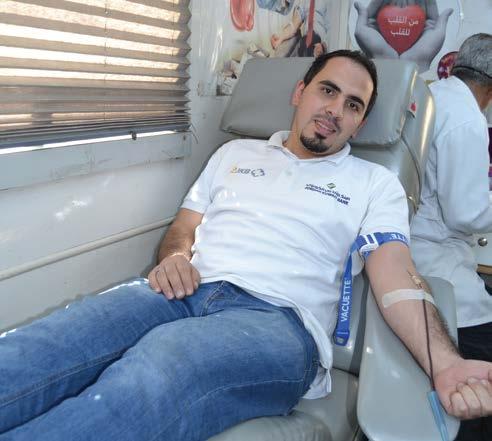تقرير المسؤولية االجتماعية ثالث ا : مبادرات البنك في المجال الصحي من مبادرات البنك الأردين الكويتي امل ستمرة يف جمال ال