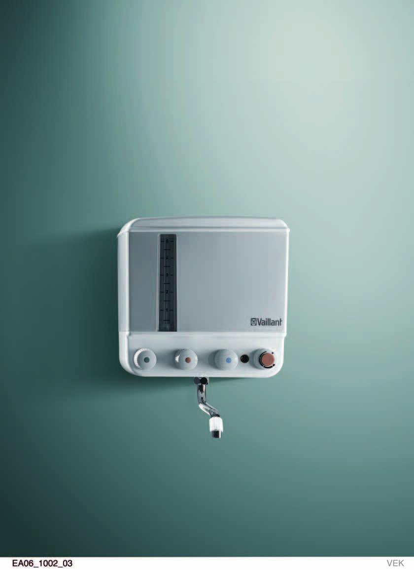 VEN, VEK Ngrohësi i vogël akumulues elektrik i ujit sanitar VEK Ngrohësi i vogël akumulues VEK në kohën më të shkurtër të mundshme ngroh ujin në çdo temperaturë midis 30 C dhe pikës së vlimit.