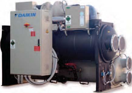 DWSC / DWDC Ftohës me ftohje me ujë me kompresor centrifuga (Water cooed chier with centrifuga compressor) Njësi me një kompresor, deri në 4,5 MW Njësitë me dy kompresorë në një qark të vetëm, deri