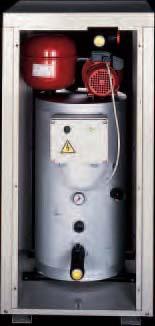 EHMC/EKBT Modui hidrauik / Rezervuari amortizues (Hydrauic Modue / Buffer Tank) mh 2 O 55 50 EHMC-AV 3 modee të vefshme rezervuar prej 100 itrash për të gjitha përmasat mbrojtje nga ngrirja pompë