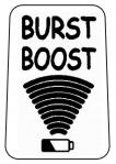 V. DESCRIEREA DISPOZITIVULUI Obi TENS Buton Pornit/Oprit Afisaj LCD Buton BOOST Buton pentru cresterea intensitatii impulsurilor Buton pentru descresterea intensitatii impulsurilor VI.