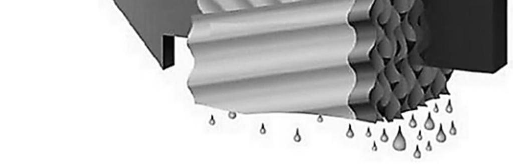 شماتیک یک پد در "شکل " نشان داده شده است. پد در مقایسه با پوشال داراي عملکرد بهتري است و قابلیت جذب آب بیشتري دارد [5].