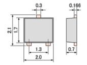 pattern example unit : mm