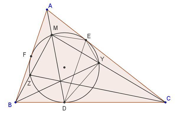 Ta có AM/AQ = AB/AR và CM/CQ = CB/CP Mặt khác ΔDAR ΔDCP (gg), suy ra AR/CP = DA/DC Do đó (MQAC) = - 1 AM/AQ = CM/CQ AB/AR = CB/CP AB/CB = AR/CP AB/CD = DA/DC. @ Bài 4. Cho tam giác ABC.