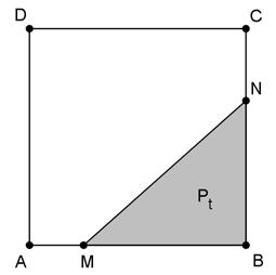 7. Skic: Oznčimo duljinu strnice dnog kvdrt s. Td je površin tog kvdrt. Pk Iz uvjet zdtk vrijedi BM = 3 4. Trokut MBN je prvokutn trokut s ktetm BM i BN.