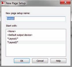 :New برای تعریف یک Pagestup جدید به کار می رود با کلیک روی آن پنجره ای مطابق شکل ٢