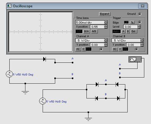 Utilizarea simulatoarelor în analiza circuitelor electrice: Electronics Workbench (Multisim, EWB)