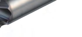Improved Surface Quality Improved milled surface quality through use of rounded land.