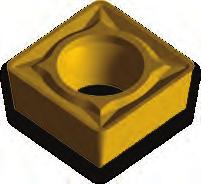 Indexable Inserts for urning See page 248-259 for running parameters.