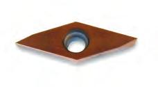 Positive Inserts C 35 DIAMOND YPE POSIIVE INSER VB 35º Indexable Inserts for urning See page 248-259 for running parameters.
