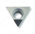 Polycrystalline Diamond (PCD) Inserts See page 247 for running parameters.