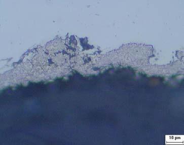 Fig. 2: Optical microscopy of