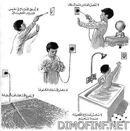 الكهرباء والسالمة يجب الحذر من حصول تماس مباشر مع مصاب ويمكن شده بعيدا عن المصدر الكهربائي بأداة غير ناقلة