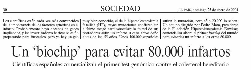 Diagnóstico de enfermidades de orixe xenético As técnicas de hibridación serven para detectar secuencias de ADN
