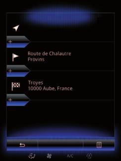 Itinerar (2/4) Simulare Quai de la Corse Editare traseu Poziţie GPS actuală 4 Editare traseu Poziţie GPS actuală 4 Route de Chalautre Provins 3 Mergi la Pont Notre Dame Control Mergi la 2 3 2 După
