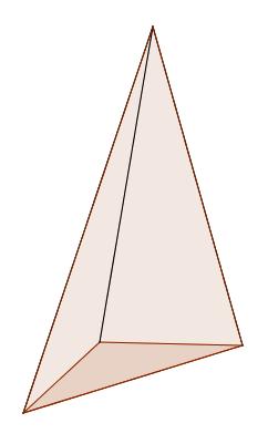 Calcule el volumen en litros de una pirámide triangular de 30 cm de altura que tiene como base un triángulo rectángulo isósceles en el que el lado mayor mide 0 cm.