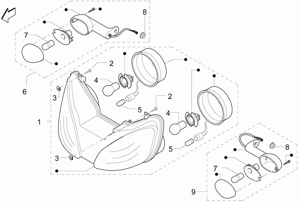 00K0000 REAR TURN LIGHT DOT B00000 LIGHT BULB 0 N0000 WASHER 00K0000 REAR TURN LEFT DOT IAMPS AND LANTERNS Ⅱ 0000K0000