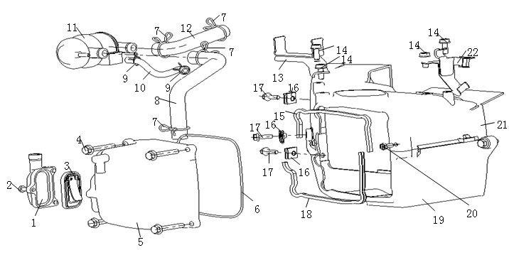 000000 TUBE 000000 CUT-OFF VALVE PLATE 000000 SCREW 00000 SEAL SHROUD UPPER 0000000 FIXED CLIP B0000 BOLT M 00000 SEAL,SHOURD LOWER 000000 FAN SHROUD,LOWER 0 B000 SCREW ST.