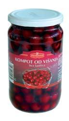 Kompot od πljiva je proizvod dobiven od svjeæih i zdravih plodova πljive. Mami nas svojim njeænim i slatkastim mirisom te osebujnim, osvjeæavajuêim i veoma soënim okusom.