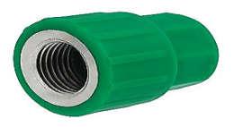 DDV 32x1" 15052 5,71 20x1/2" 5931 1,75 40x5/4 677 15,42 20x3/4" 15084 2,33 25x1/2" 15085 2,58 SPOJKA PPR ZIDNA 25x3/4" 5932 1,75 Dim.