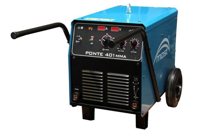 www.rywal.ro Reductor PONTE 401 MOST pentru sudura MMA Ponte 401 MMA este un reductor de încredere pentru sudarea convențională cu electrozi.