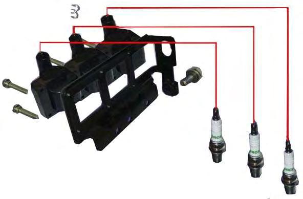 11.IGNITION DEVICE 9 1 6 7 8 3 5 2 3 4 No Part number Name Quantity 1 S11-3705100 IGNITION COIL 3 2 Q2320525 SCREW AND WASHER UNIT 6 3 S11-3705001 IGNITION COIL BRACKET 1 4