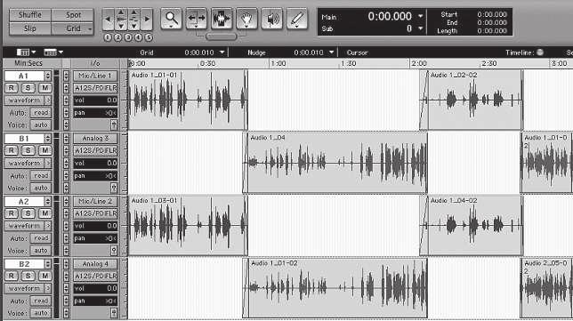 ZVU KA 11 A A-B SI STEM MON TA ŽE ZVU KA (A-B rol ling system / track cut ting / so und edi ting).