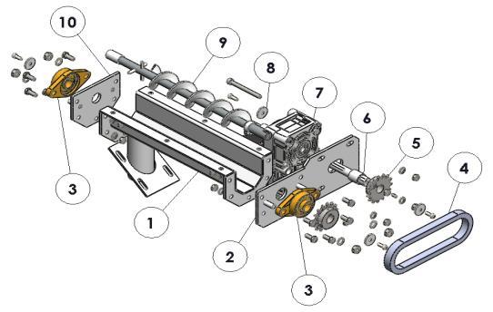 3 Pletenica 0x0x170 Ceramic rope 0x0x170 Compact 5 0x0x170 D0005913 1 4 Gornji poklopac za čišćenje izmenjivača bez pletenice top cover for cleaning heat exchanger Compact 5 348x375.