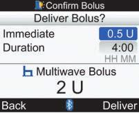 6. 7. Multiwave Bolus (daugiabangio boliuso) švirkštimas Pasirinkite Type (tipo) įvesties lauką ir paspauskite.
