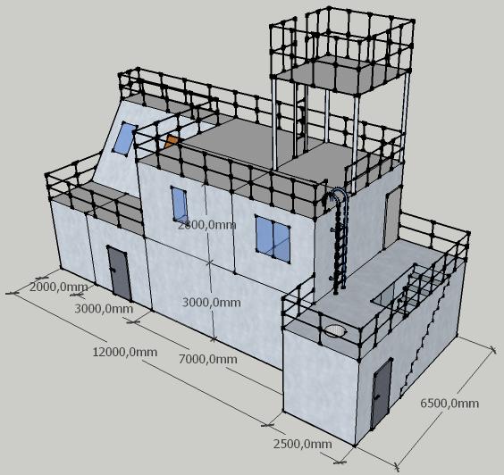 ANEXA 1 la Specificația tehnică SCHIȚE ȘI MODELE la specificaţia tehnică - operaţională preliminară Figura 1 Schiţă ansamblu sistem 2 3 11 1 5 Figura 2 Schiţă plan