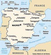 116 I s p a n i j a G e o g r a f i j a Ispanija (plotas 504 783 kv. km) pagal savo teritorijos dydį gali būti priskirta prie didžiausių Europos šalių. Ji įsikūrusi Pirėnų, arba Iberijos, pusiasalyje.