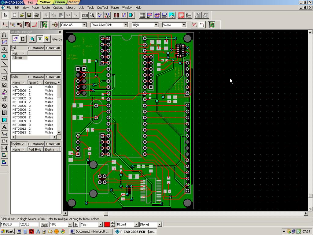 7. PCAD PCAD je eno izmed programskih paketov za dimenzioniranje elektronskih tiskanih vezij.