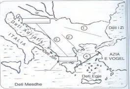 10. Plotëso skemën: pjesërisht drejtohej Shtëpia kineze përbëhej ndërtohej 11. Plotëso në hartën-skicë banorët që tregojnë numrat: 1. 2. 3. 4. 12.