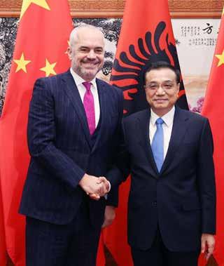 nr. aktualitet Nëntor 2015-3 Kryeministri Edi Rama takon kryeministrin kinez Li Keqiang Li Keqiang: Shpresojmë që të nisë sa më parë ndërtimi i Rrugës së Arbrit të përfunduar vlerësimin grupi i