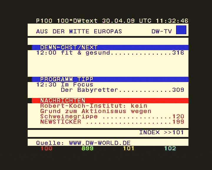 10. Teletext Atunci cand iconita TELETEXT de pe