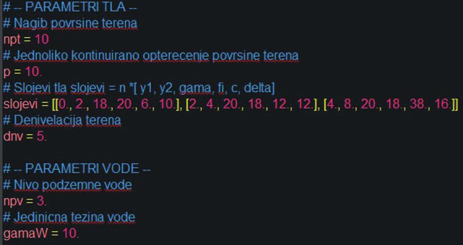 Ukupna sila vlastite težine zida: Stabilnost zida obuhvaća provjeru na prevrtanje, klizanje i unutarnju stabilnost. Slom tla pod temeljem nije uzet u obzir u ovom članku.