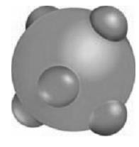 اعتبر دالتون الذرة كرة مصمتة ( غير مجوفة ) ككرة البليارد 2- وليم كروكس : قام بتجربة التفريغ الكهربائي عام 1870 م استخدم