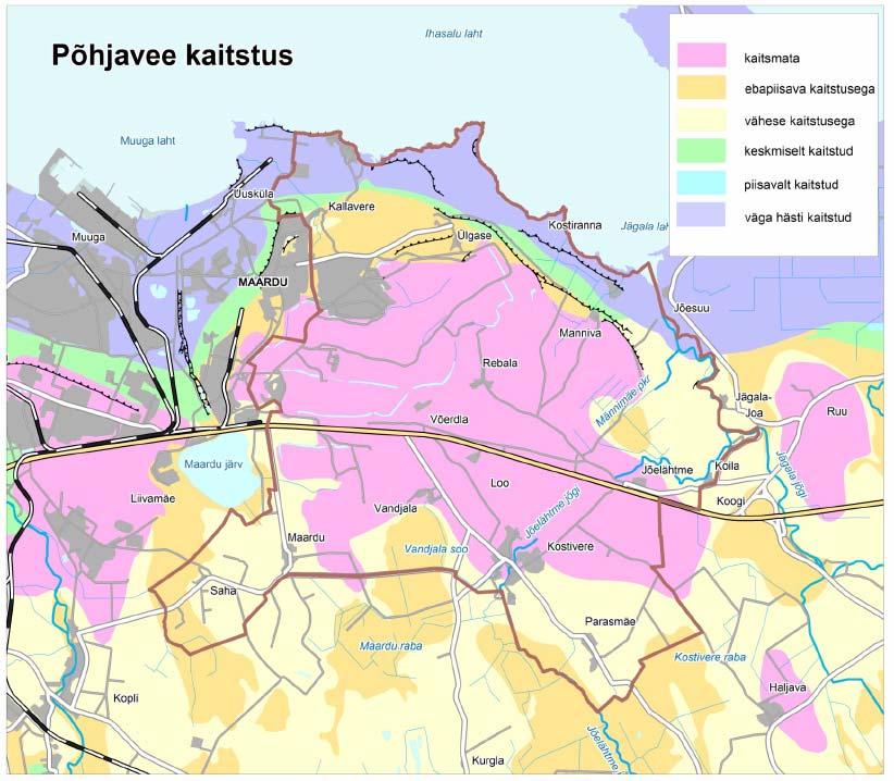 28 3.3. Põhjavesi Rebala piirkonna põhjavee kasutamine on toimunud Ordoviitsiumi-Kambriumi ja Kambrium-Vendi põhjaveekompleksi baasil.