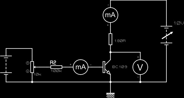 LABORATORIJSKI PRAKTIKUM-ELEKTRONSKE KOMPONENTE Laboratorijske vežbe Snimanje karakteristike bipolarnog tranzistora VAŽNA NAPOMENA: ZA VREME POSTAVLJANJA VEŽBE (SASTAVLJANJA ELEKTRIČNE ŠEME) I