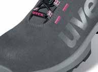 uvex 1 ladies uvex 1 ladies 8560 8561 8562 8563 uvex 1 Sandál 8560 S1 SRC Poltopánka 8562 S2 SRC Športová, multifunkčná bezpečnostná topánka Mimoriadne ľahká a ohybná Najnovšia generácia špičky uvex