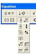 86 Nënopcionet për shkrimin e fuqizimit Plotësisht njëlloj shkruhen edhe formulat në të cilat paraqitet simboli i shumës, i prodhimit etj.