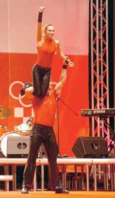 gimnastika, akrobatski