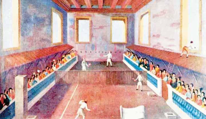 Igra jeu de paumme. Crteæ iz XVI. st. vrlo Ëesto primjenjivao oko 2700. pr. Kr. (SimoniÊ, 2000., str. 191) za lijeëenje tijela i duπe.