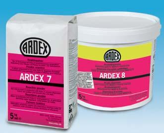 98913 2 ARDEX RM 40 60 EAN 5703193 98912 5 ARDEX RM 12 22 EAN 5703193 98911 8 ARDEX 7+8 Sandarinimo klijai Patalpų vidui ir išorei, grindims ir sienoms Greitai kietėja, be tirpiklių Skirti klijuoti