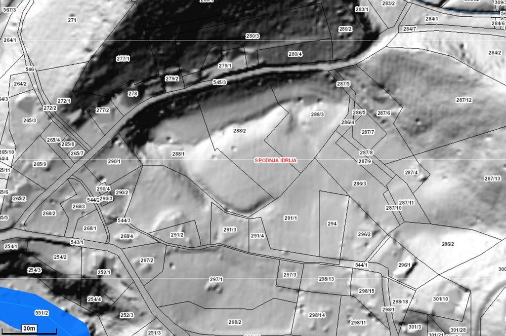 Geološko geomehansko poročilo - dopolnitev 5 skrilavca. Na območju požiralnika, v katerega ponika površinski odvodnik, gradi teren plastnat apnenec zgornjeskitske starosti brez laporastih vložkov.
