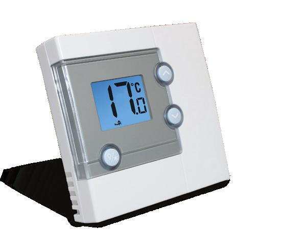 ανάγνωση οθόνη LCD με μπλε φωτισμό RT300RF Ψηφιακός Θερμοστάτης Δωματίου με RF δέκτη Είσοδοι / έξοδοι 2 x AA μπαταρίες 16 () A 0-230 V Εύρος