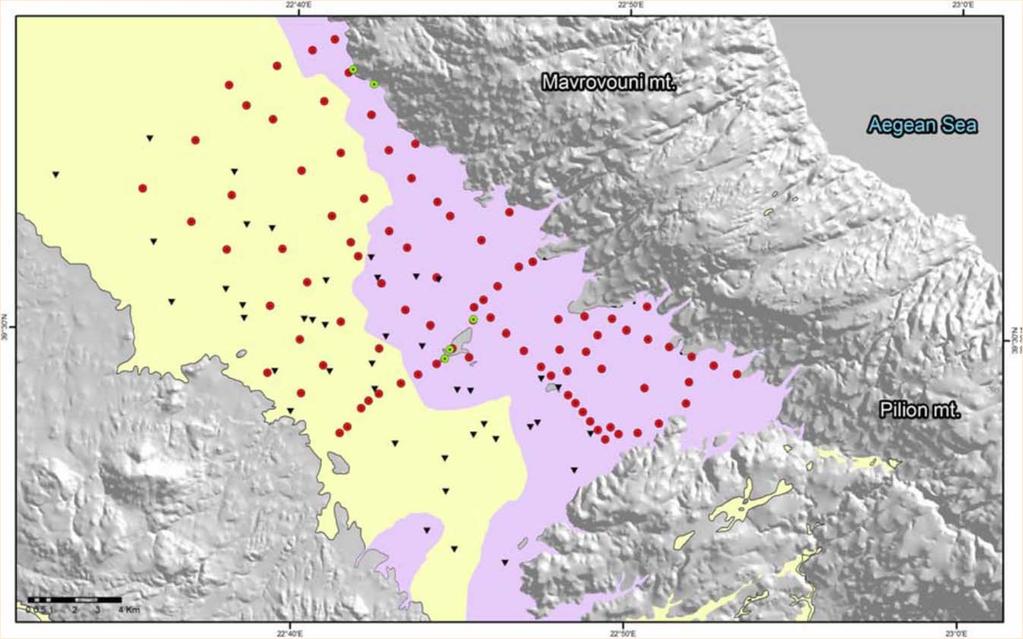 2013: Identification of buried active structures with preliminary geophysical and